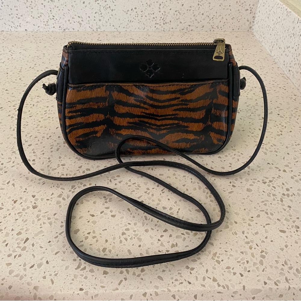 Patricia Nash crossbody bag, tiger print